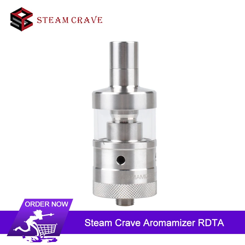 

Steam Crave Aromamizer RDTA 3ml Rebuildable Drip Tank Atomizer Electronic Cigarette VS Aromamizer Plus Tank