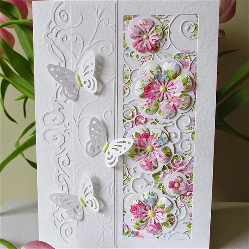 

DiyArts 2019 New Arrival Flower Frame Metal Cutting Dies for Dies Scrapbooking Card Making Album Embossing Paper Crafts Diecuts