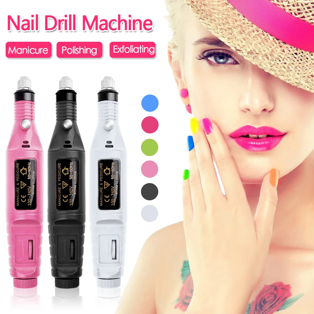 

Manicure Machine Electric Nail Drill Bits Set Ceramic Mill Cutter Nail Art Sanding File Gel Polish Remover Cutters Nail Art Tool