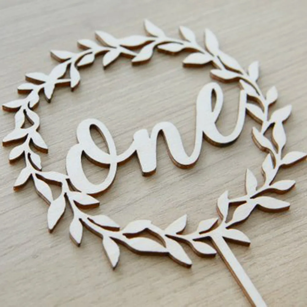 Happy Birthday Cake Topper, Birthday party Cake Topper and 1st Birthday,Shower Boy or Girl First Birthday decor Supplies,as gift (2)