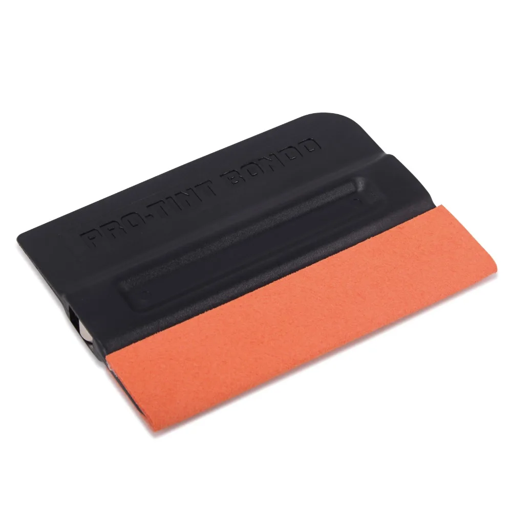2PC Suede Felt Squeegee Pro-tint Bondo Scraper Car Vinyl Wrapping ScratchFREE