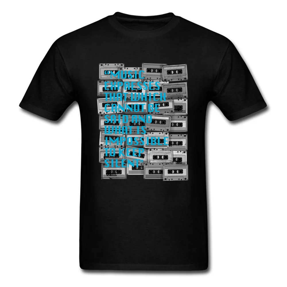 Music Is my Life Brand New Short Sleeve cosie T-Shirt 100% Cotton O-Neck Men's T Shirt Casual Tops & Tees ostern Day Music Is my Life black