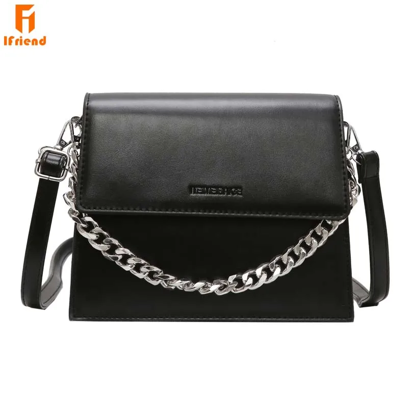 

Ifriend New Arrival Trendy Small Square Shoulder Bag Women's Chain Strap Messenger Crossbody Bag Fashion Women Handbag sac femme