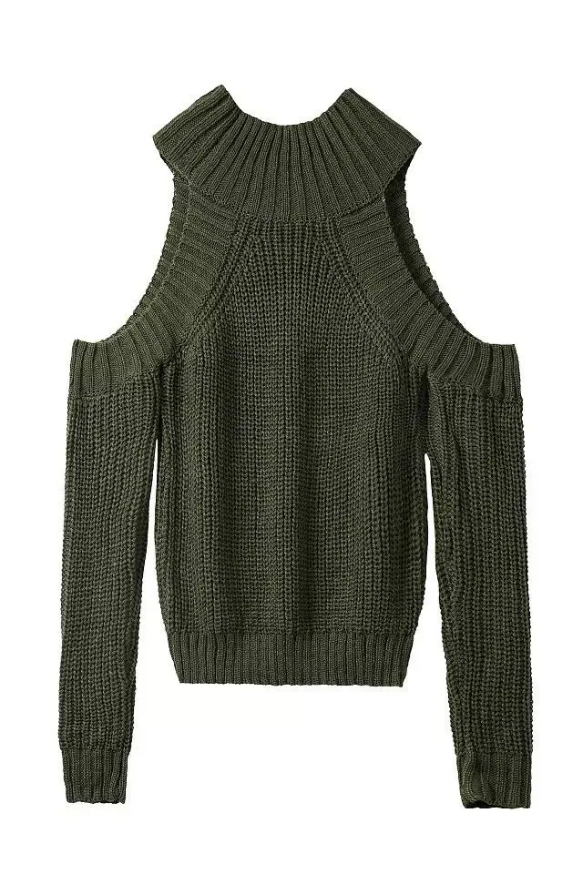 Водолазка с открытыми плечами, вязаный тонкий свитер для женщин, осенняя мода, трикотажный пуловер, джемперы, Pull Femme, негабаритные накидки A0933