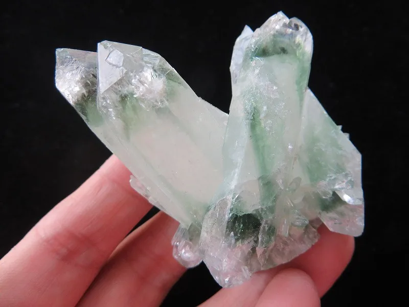 Natural Green ghost Original Quartz Crystal Cluster Crystal Healing 99g