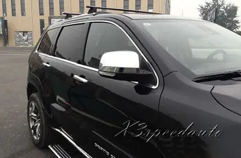 

Free Shipping Chromed Side Door Mirror Cover Trim For Jeep Grand Cherokee 2014-2019
