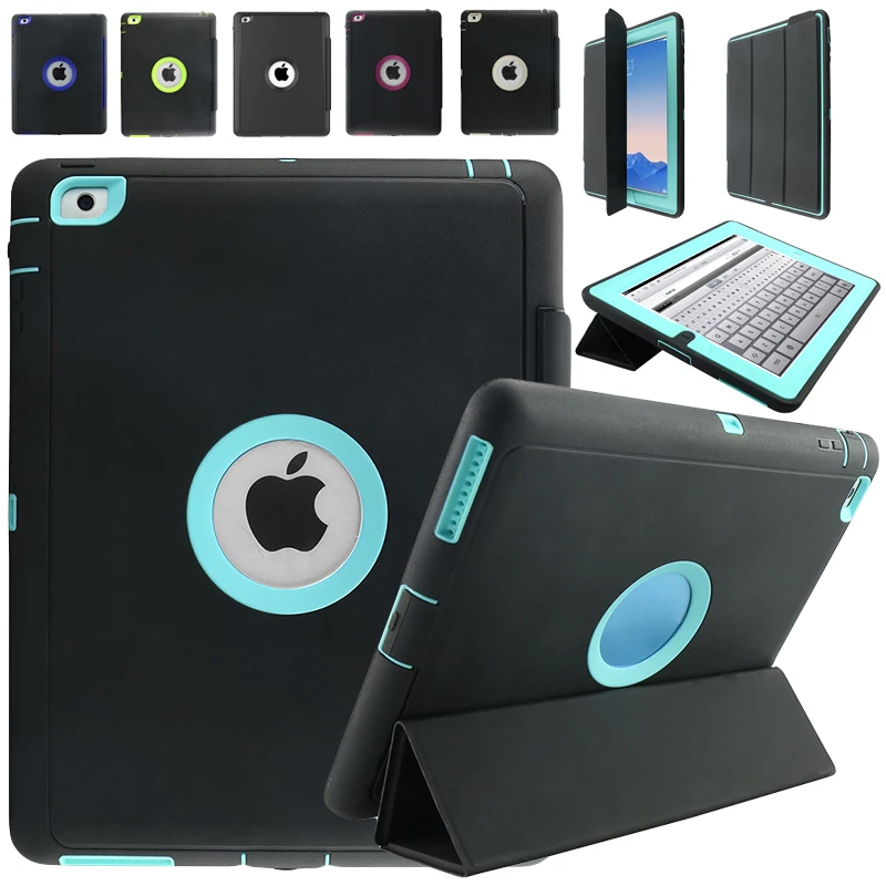 For Apple iPad 2 iPad 3 iPad 4 Retina Kids Safe Armor Shockproof Heavy Duty Silicone Hard Case Cover w/Screen Protector Film For Apple iPad 2 iPad 3 iPad 4 Retina Kids Safe Armor Shockproof Heavy Duty Silicone Hard Case Cover w/Screen Protector Film