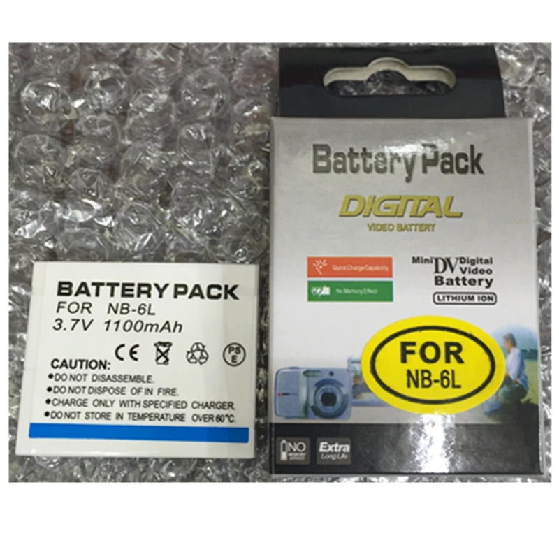 NB 6L NB6L lithium battery NB 6L Digital camera battery For Canon SX520