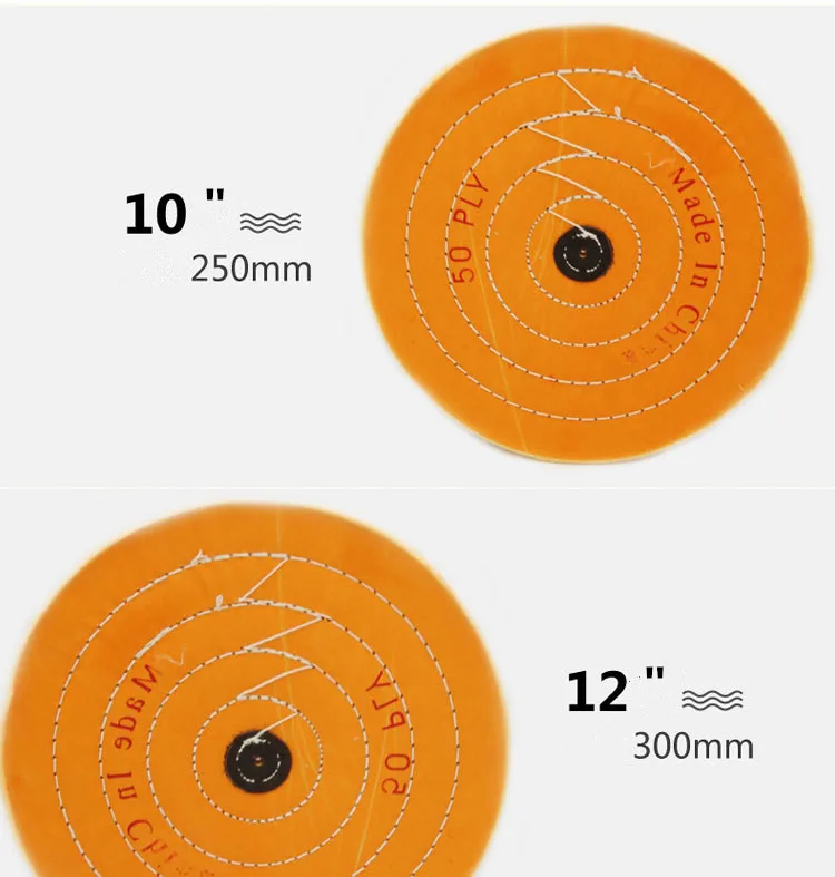 50-300 мм Золотое серебряное ювелирное зеркало полировочное колесо хлопок полировочное колесо 50 слоев полировальный диск