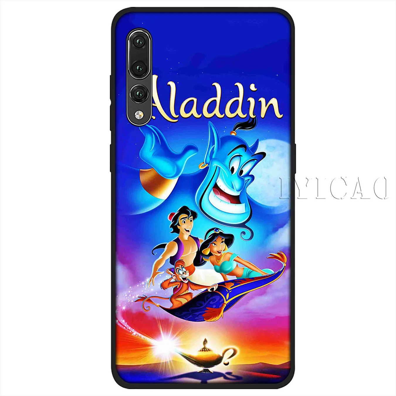 IYICAO Anime Aladdin Cartoon Soft Silicone Case for Huawei P30 P20 Pro P10 P9 P8 Lite Mini 2017 2016 2015 P Smart 2019 Cover