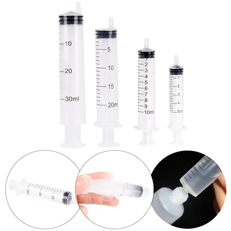 

1pc Plastic 30ML Reusable Plastic Syringe Refilling Perfume Tool Travel Needle Tube