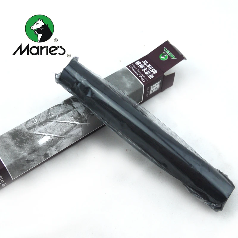 

Maries Willow Charcoal Natural Charcoal 140*13mm Thick 1pcs/lot for Sketch Painting & Oil Painting Draft Art Supply