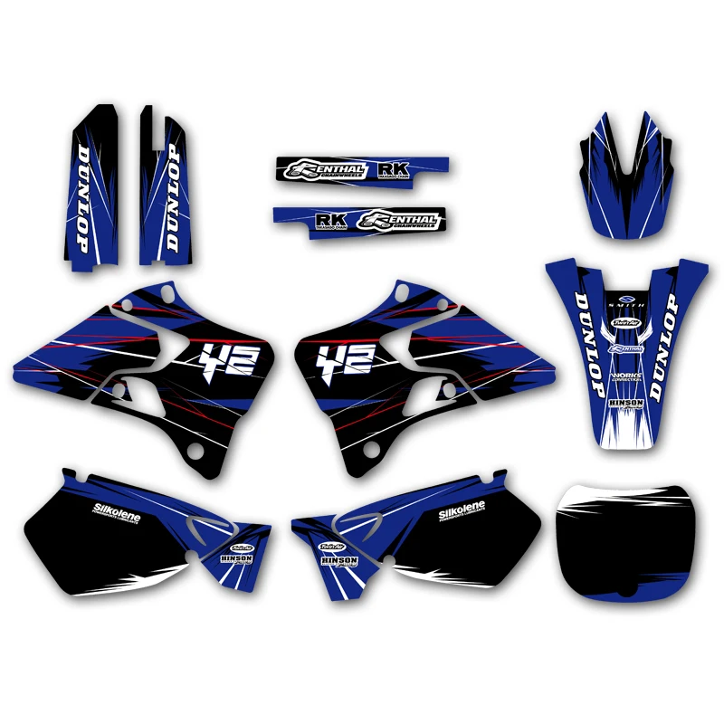 Наклейка для Yamaha YZ125 YZ250 YZ 125 250 1996 1998 2000 2001 грязевые наклейки велосипеда Лидер