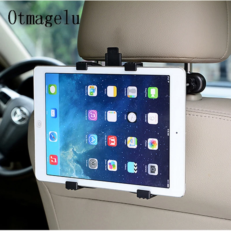 Tablet Stand Mount Holder 360 Rotation Adjustable Bracket Car Back Seat Headrest Seat Navigation Bracket Support for iPad iPhone (4) - 副本
