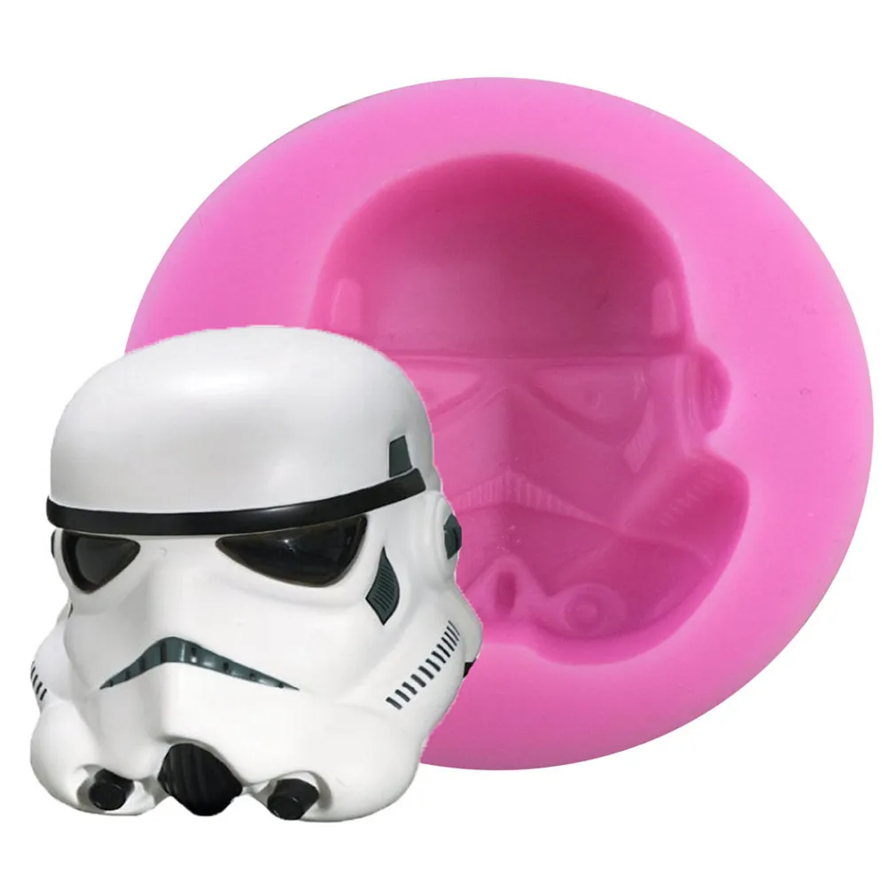 

1PC Famous Mask Shape Silicone Cake Mold , DIY Bakeware 3D Mould For Chocolate Jelly Clay Fondant Cake Decorating Tools