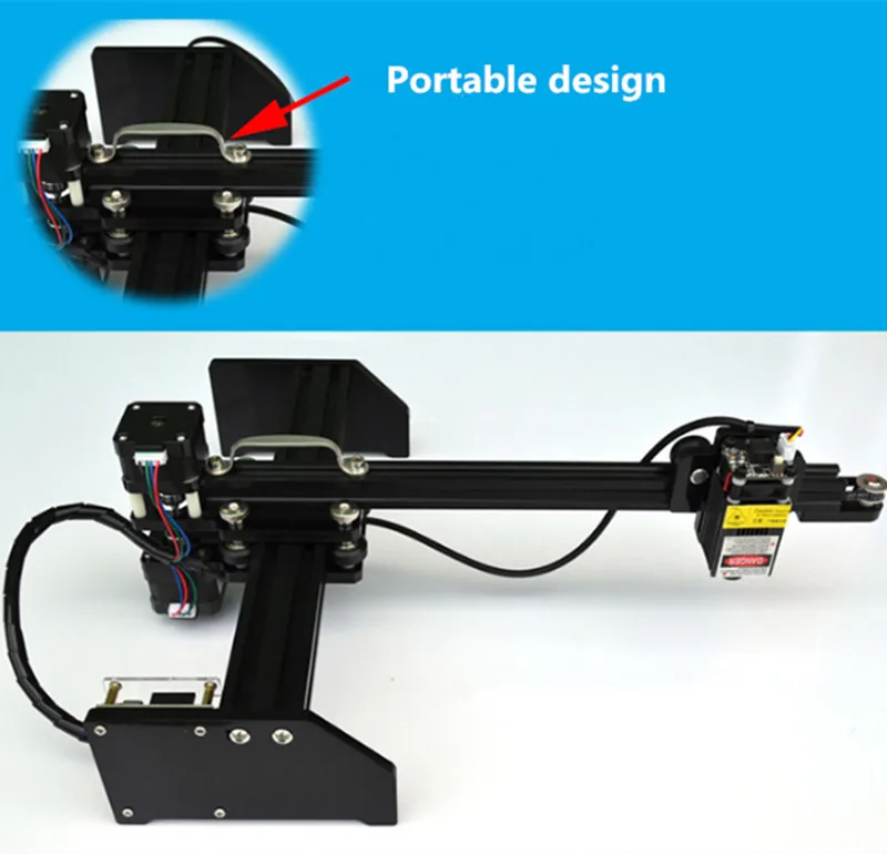 Мини Портативный Multi-function автоматический DIY ЧПУ лазерный гравировальная машина USB Логотип Марка принтера фрезерный cnc-маршрутизатор