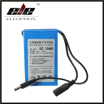 

2017 High Quality Super Rechargeable Portable Lithium-ion Battery DC 12V 4000mAh DC12400 With Plug