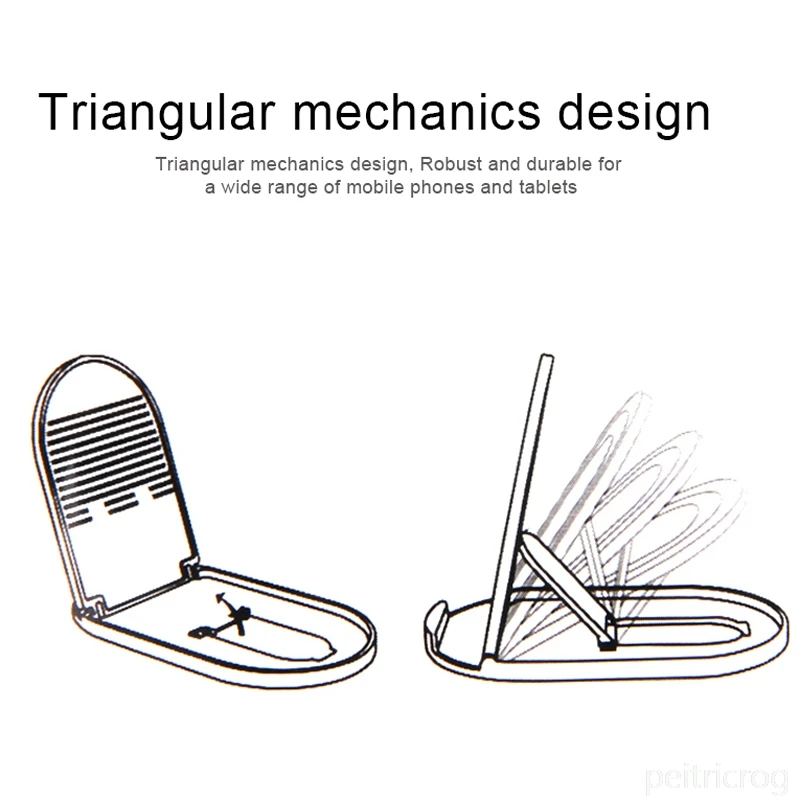 Портативный мини-держатель для мобильного телефона, планшета, Складная Настольная подставка, 12 градусов, регулируемая универсальная подставка для iPhone, xiaomi, настольная подставка