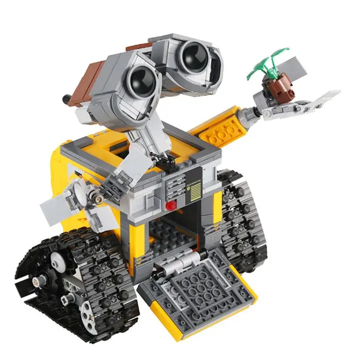 Робот WALLE 21303 16003 игрушки Модель Строительный набор самоблокирующиеся кирпичи блоки DIY детские развивающие подарки на день рождения