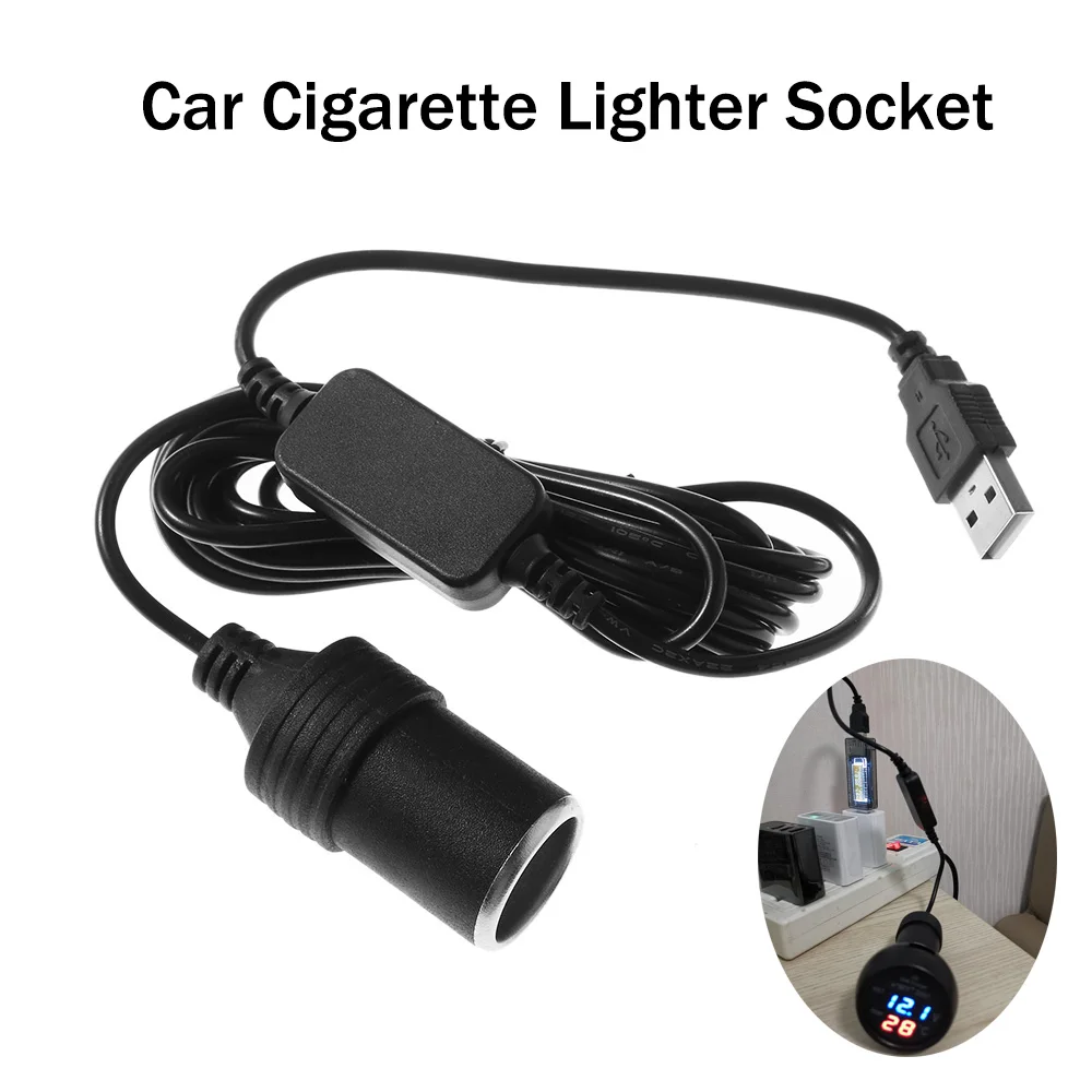0 6/1 2/3 2 м USB 5V 12V розетка для автомобильного прикуривателя Женский конвертер