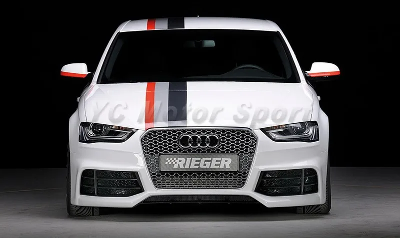 2013-2014 Audi A4 S4 B8 Facelift B8.5 B9 Riger RS5 Style Front Bumper FRP (9)