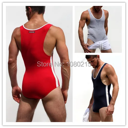 Sexy Men Lingerie Underwear Hot Vest Singlet Sportswear Bodywear Man Leotard Body Suits Unitards Comfort Modal High Quality