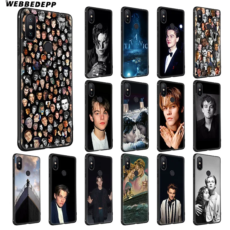 

WEBBEDEPP Leonardo Dicaprio Young Soft Silicone Case for Xiaomi Redmi Note 7 6 6A 5 4 4X 4A 5 S2 Plus Pro Lite for Redmi Go