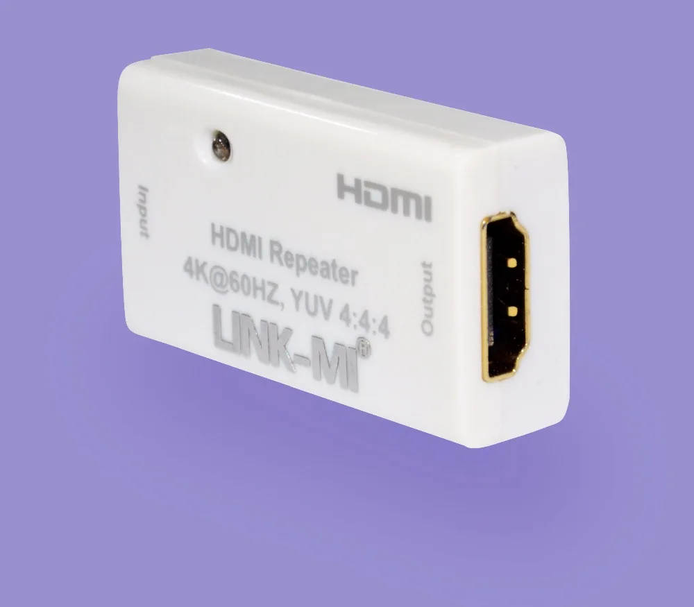 DSC_1589 LINK-MI LM-EX29 HDMI2.0 Repeater, Support 4K@60Hz, YUV 444 MINI HDMI Extender 3D video support HDCP2.21.4 Compliant