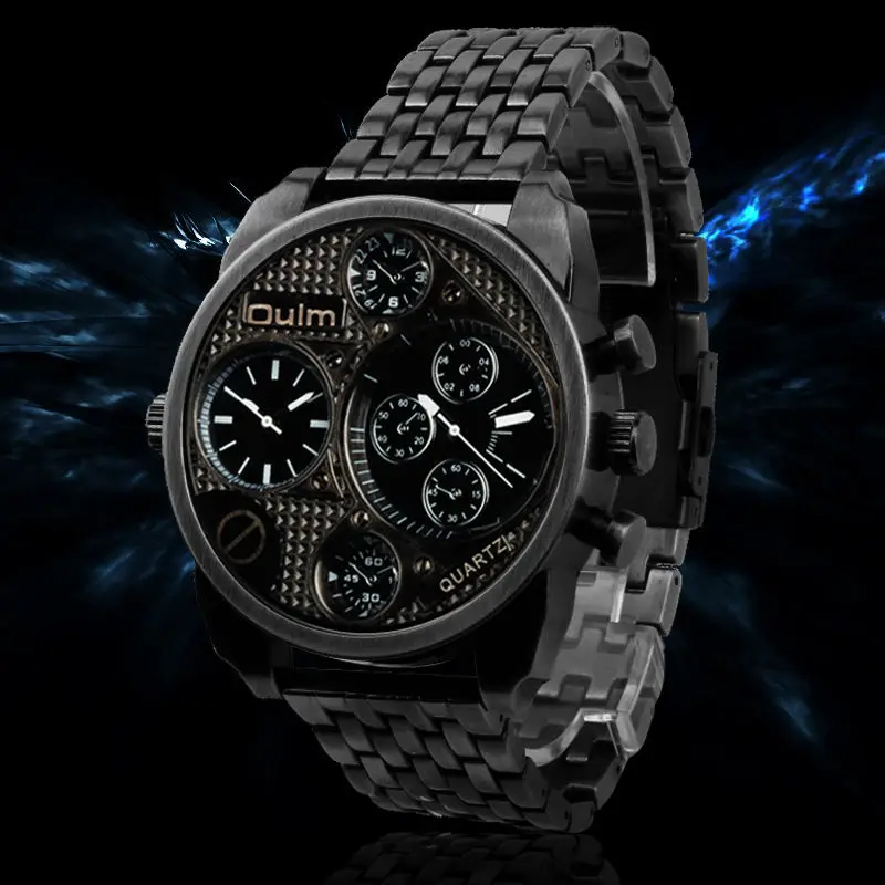 

Fashion Oulm Brand Men Full Steel Watch Mens Sport Quartz Watches Antique Male Casual Clock Military Watch Relogio Masculino