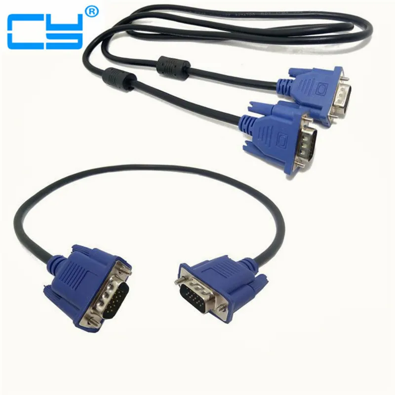 VGA font b Cable b font Male to MaleBraided Shielding High Premium HDTV VGA font b