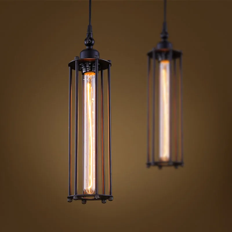 RH Lightings Retro Iron Pulley Pendant Lights Loft American Vintage