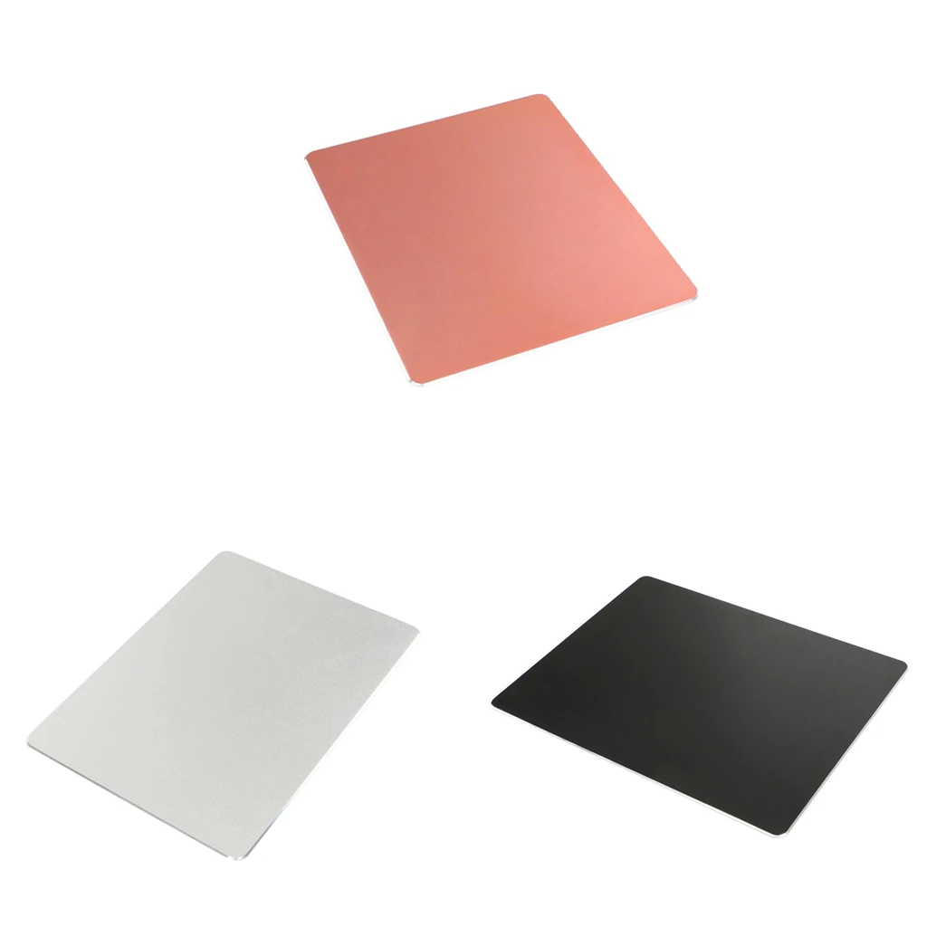 Aluminum Alloy Skidproof Waterproof Mouse Pad For Laptop Computer Rose Gold