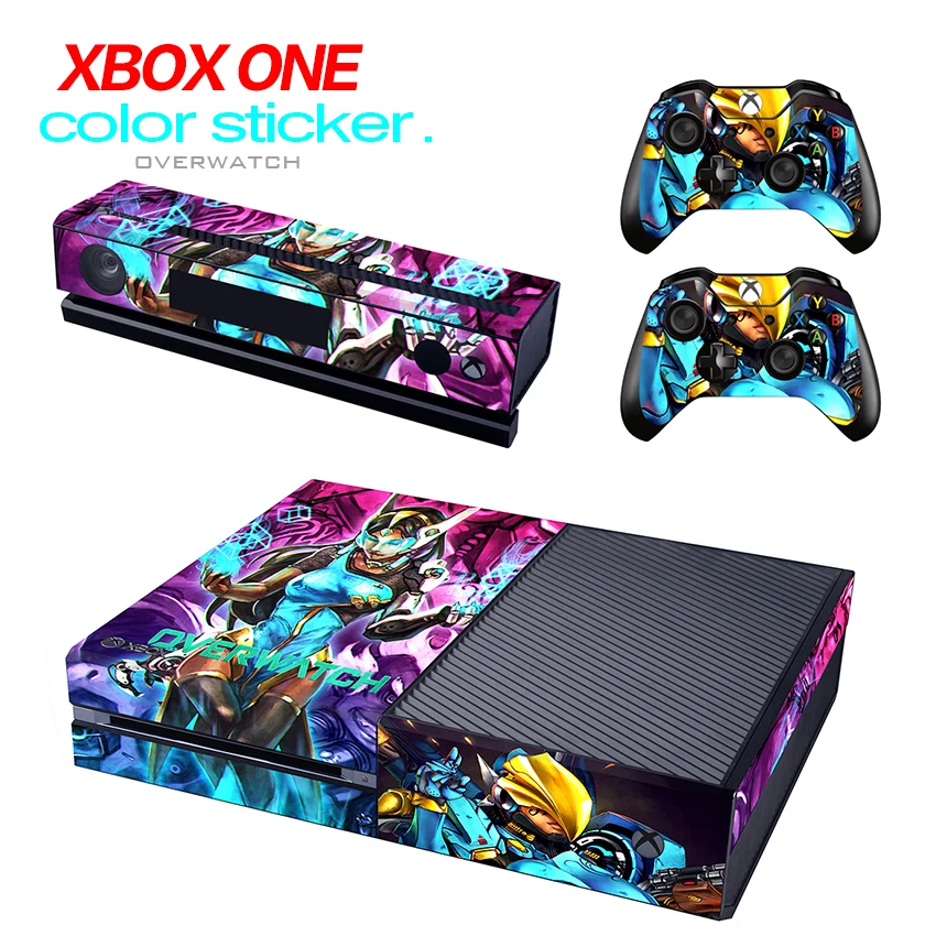 Game accessories Skin Sticker Protector for Microsoft Xbox One Console and 2 Controllers