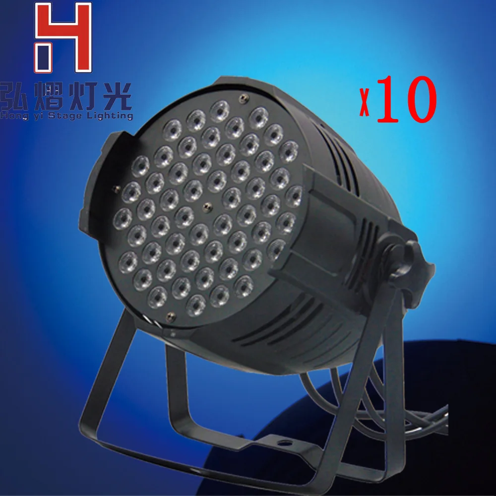 

Hong Yi Stage Lighting 10Pcs/Lot 54X3W RGBW 54 Bit Dimming Par LED Stage light Disco DJ