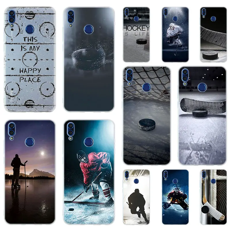 Мягкий чехол из ТПУ с хоккеем для Huawei Honor 30 20 10 9 Lite 9a 8a 7a Pro 10X 10i 30s 20lite 10lite|Бамперы| |