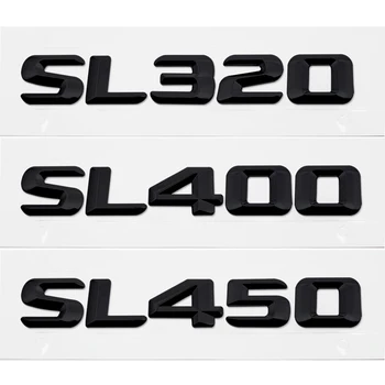 Chrome " SL500 " Rear Trunk Emblem Decal Badge For Mercedes Benz SL-Class R231 