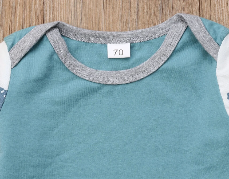 spesifikasi Merek Baru 3 Pcs Bayi Bayi Anak Bayi Anak Laki laki Anak Perempuan Katun T shirt Tops + X Cetak Legging Celana + Topi pakaian Bayi Pakaian Set