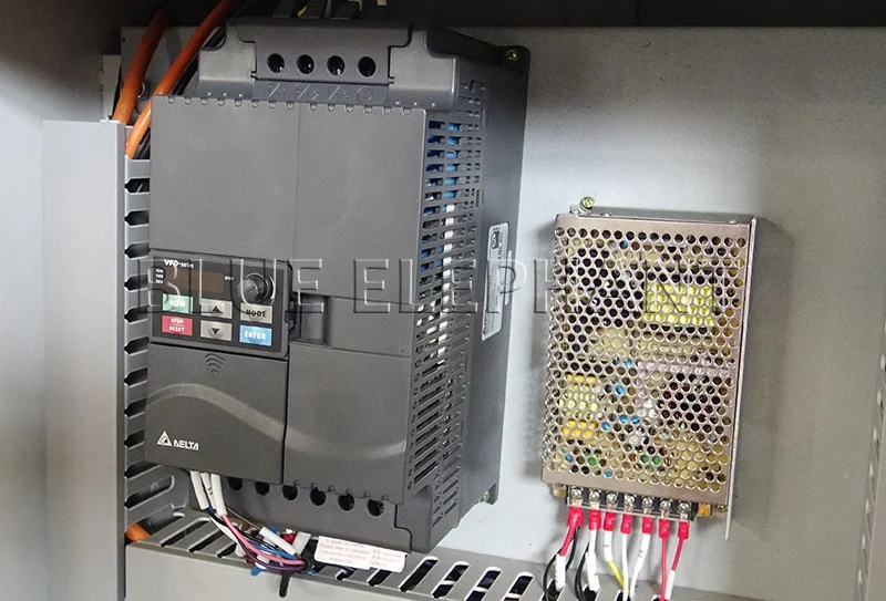 delta inverter of 1212 3 axis cnc router with helical rack and gear drive