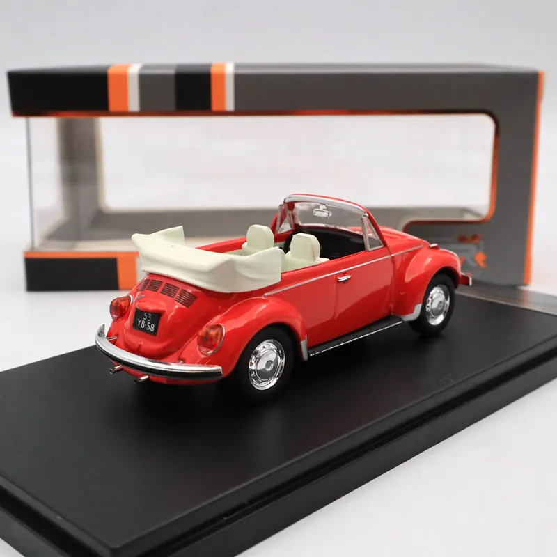 Premium X 1:43 V~W SUPER BEETLE 1973 CONVERTIBLE RED PRD530 Diecast Models Car Limited Edition Collection