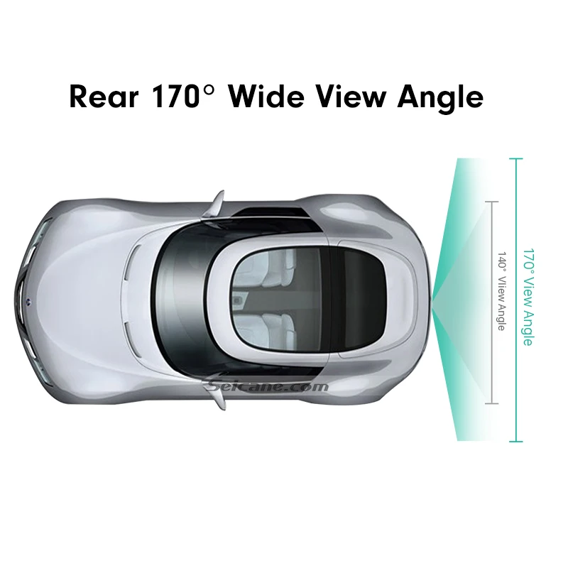 Seicane, водонепроницаемая автомобильная парковочная система Assistanc, резервная камера ночного видения, камера заднего вида, 170 градусов, высокая четкость, Цвет CCD