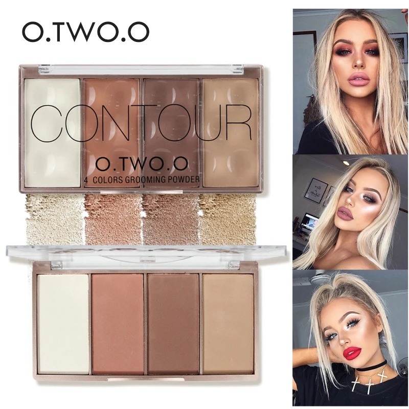 Buy O.TWO.O 4 Color Grooming Powder Palette Contour