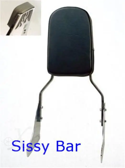 motorcycle partsMotorcycle Flame Backrest Sissy Bar Pad for Honda Shadow ACE 1100 Tourer Sabre