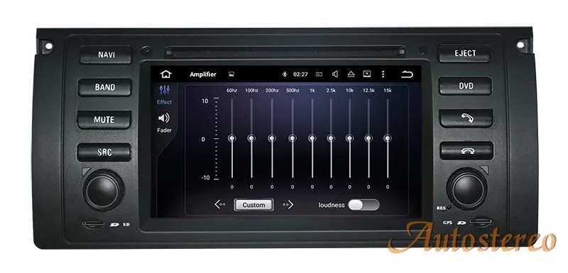 7 дюймов 4 ядра Android 7,1 автомобильный стерео gps навигации автомобиля DVD головное устройство для BMW M5 E39 E53 1995-2007 автомобильный стерео блок