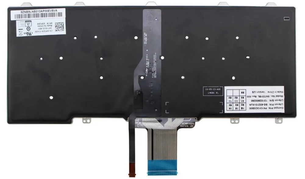 Dell Latitude E5250 E7250 Backlit Keyboard NIC03 3P2DR 03P2DR1
