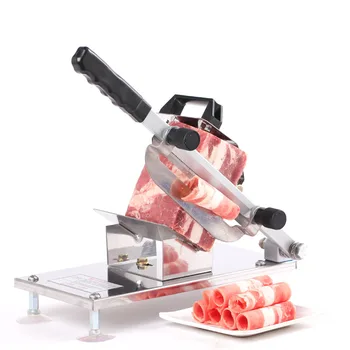 

Automatically deliver meat Lamb Slicer Manual cutting machine Commercial meat slicer