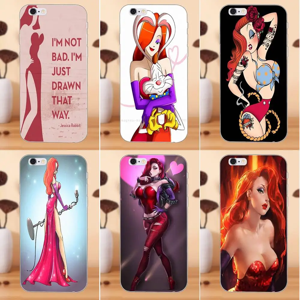 

Soft Print Phone Beautiful Jessica Rabbit Theme For Galaxy Grand Alpha G850 Core2 Prime S2 I9082 A3 A5 A7 On5 On7 2015 2016 2017