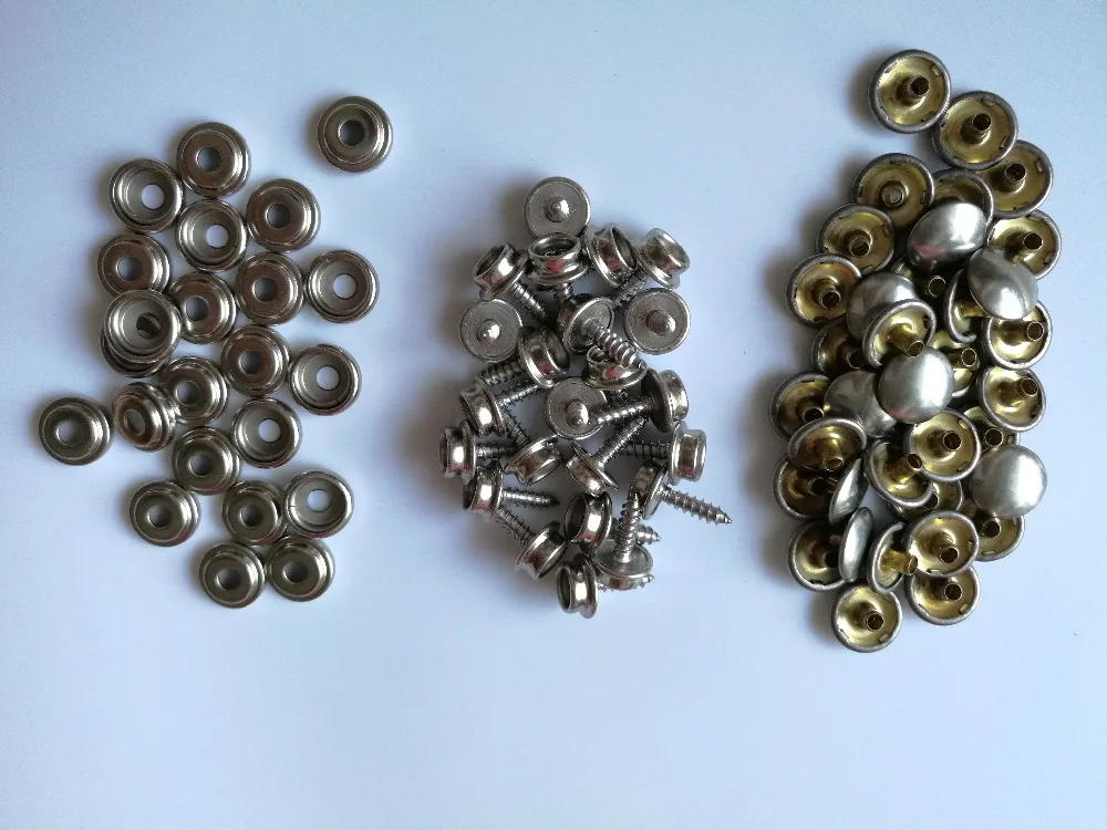 300 Pcs. Boat Marine Canvas Cover Snap Fasteners 5/8" Screw Studs