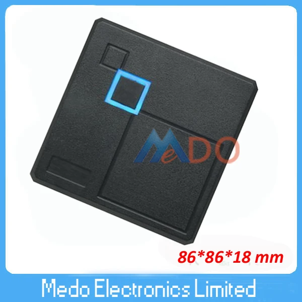 

10PCS Waterproof 125Khz Slim Id Card Reader wiegand 26 wiegand reader for access control  MR08D