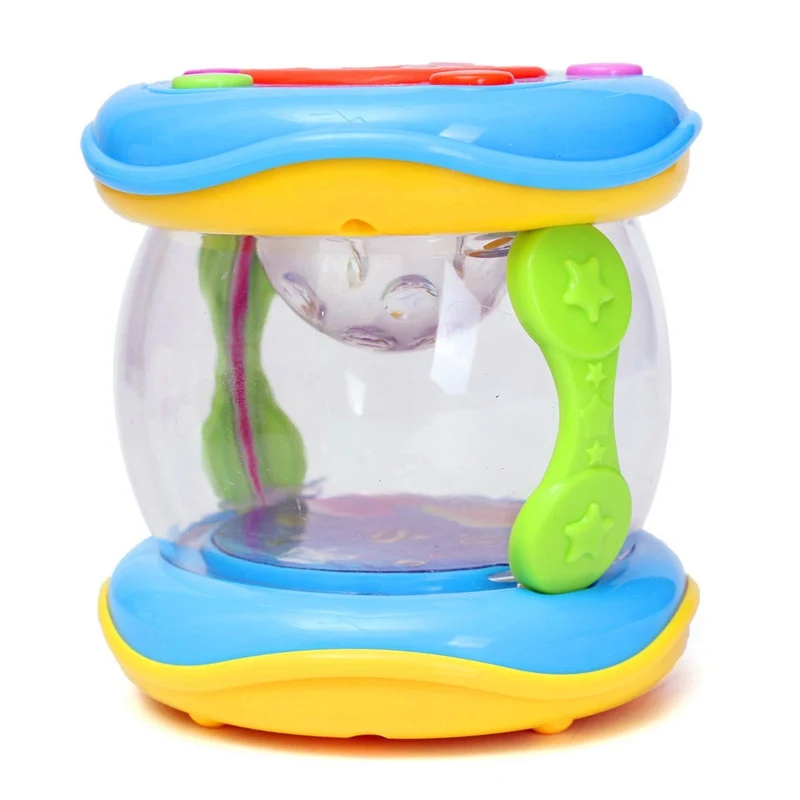 Beli Lucu Anak Bayi Mainan Mini Magic Hand Drum Mengalahkan LED Musik Pendidikan Anak Usia Dini Belajar Perkembangan Bayi Mainan Kerincingan