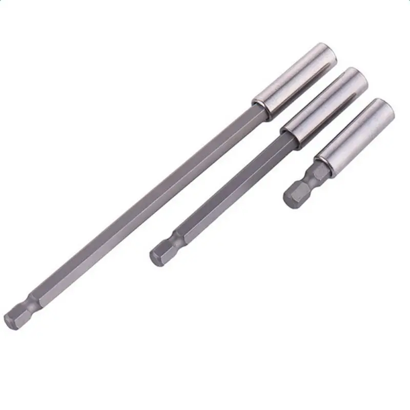 50/100/150mm Magnetic Screwdriver Tool Extension Bit Quick Release 1/4 Hex Shank Tools Accessories